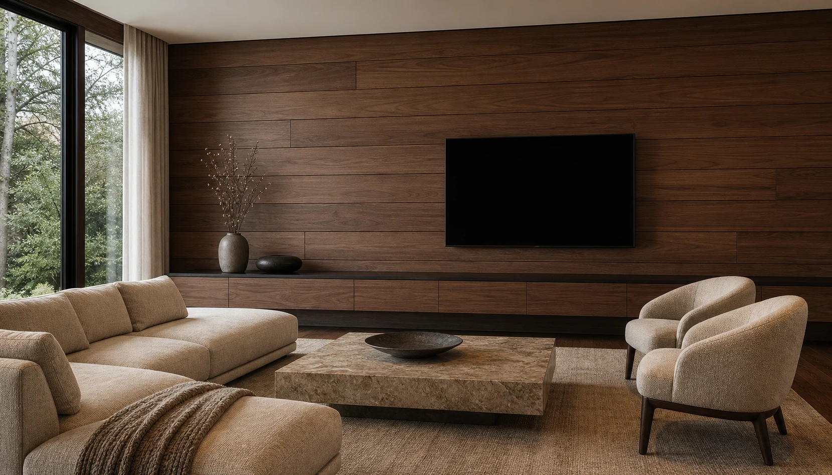 CAS AURUM completed wall panel and millwork project 7