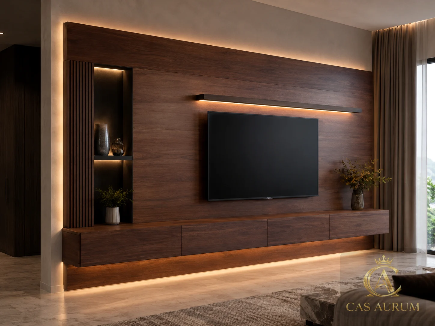 CAS AURUM fireplaces custom interior